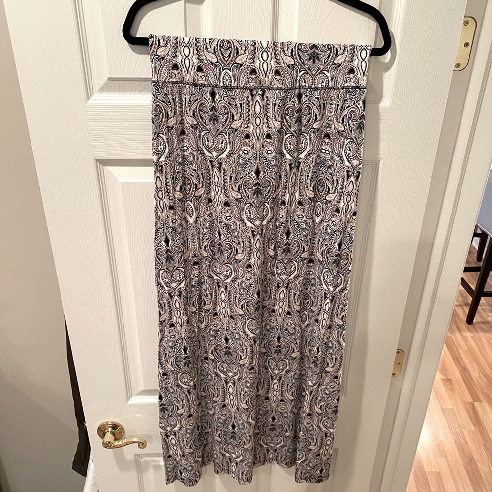 Paisley maxi skirt